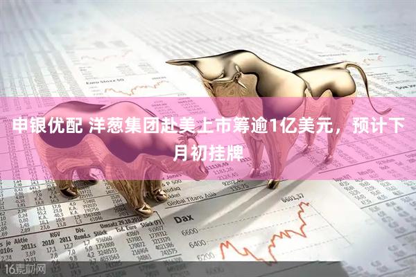 申银优配 洋葱集团赴美上市筹逾1亿美元，预计下月初挂牌