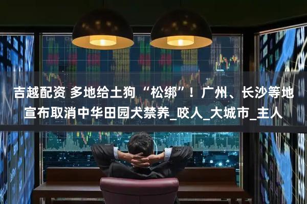 吉越配资 多地给土狗 “松绑”！广州、长沙等地宣布取消中华田园犬禁养_咬人_大城市_主人