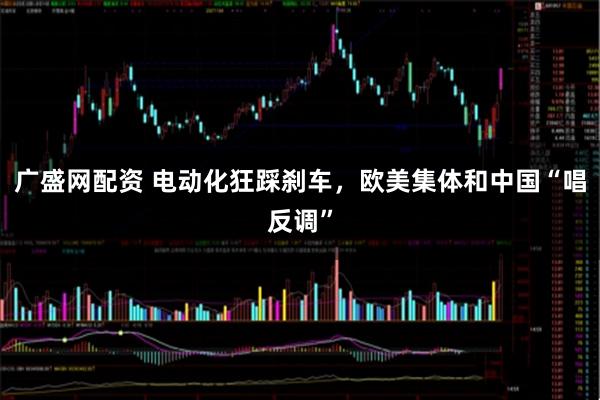 广盛网配资 电动化狂踩刹车，欧美集体和中国“唱反调”